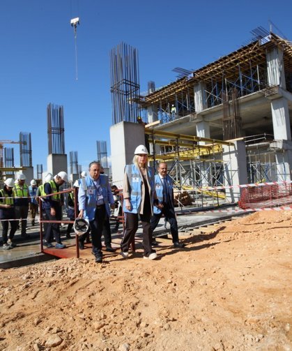 Akdeniz Üniversitesi Hastanesi yeni inşaatı yüzde 30 tamamlandı