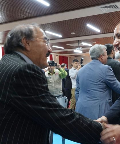 Burdur'da bayramlaşma töreni