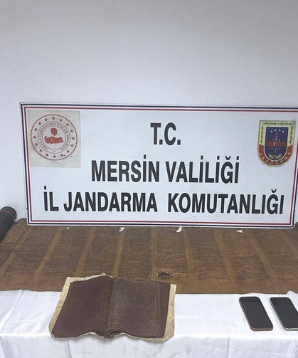 Tarsus'ta tarihi eser kaçakçılığı operasyonu: 2 gözaltı