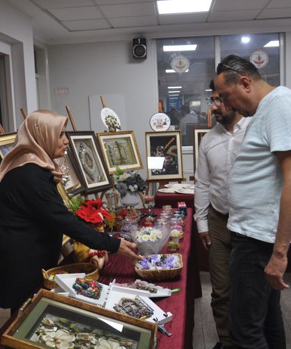Reyhanlı'da Halk Eğitimi Merkezi'nde sergi günleri