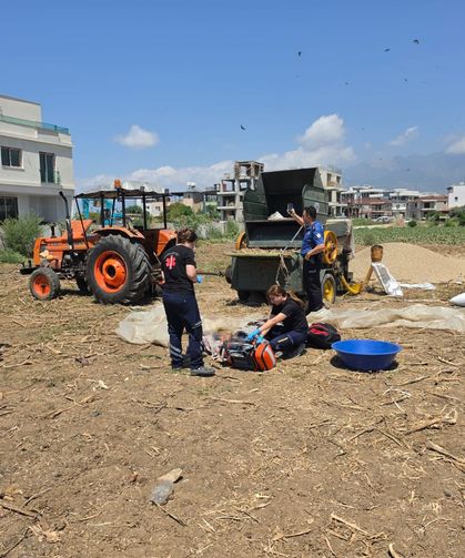 Saman makinasına kapılan Suriyeli işçi hayatını kaybetti