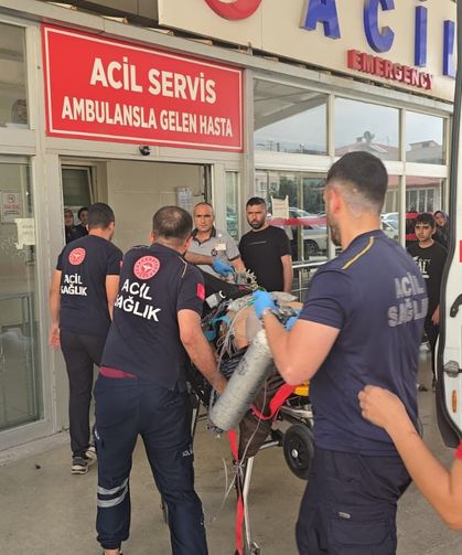 Uçuruma yuvarlanan otomobilin sürücüsü ağır yaralandı