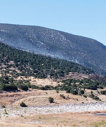 Eğirdir Gölü kenarında 2 noktada yangın (2)