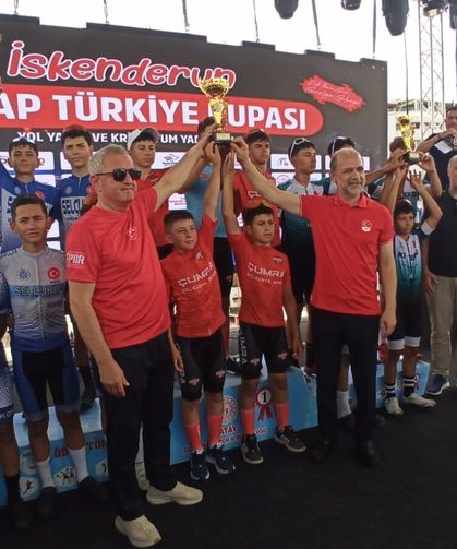 İskenderun'da Türkiye Kupası bisiklet yarışları tamamlandı