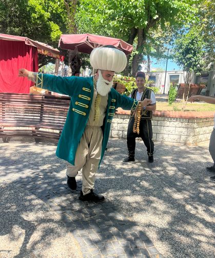 Temsili Nasreddin Hoca, ırmağı mayaladı