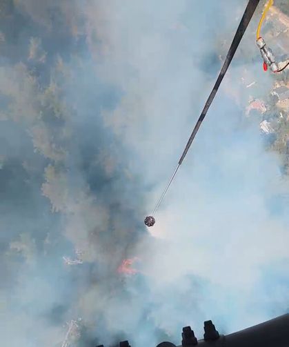 Antalya'nın 2 ilçesinde orman yangını