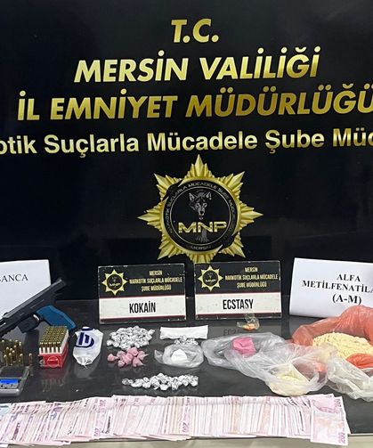 Mersin'de uyuşturucu operasyonu: 2 tutuklama