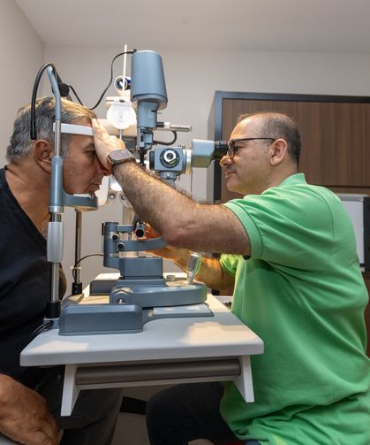 Mezitli'de 65 yaş üstü vatandaşlara ücretsiz göz taraması