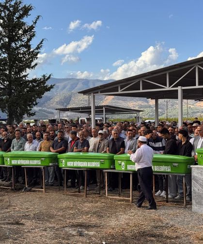 Gaziantep'te kazada ölen 7 kişi toprağa verildi (2)