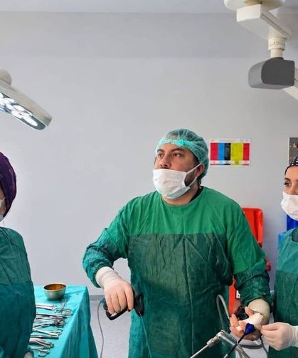 Hatay Eğitim ve Araştırma Hastanesi'nde 235 kiloluk hastaya obezite cerrahisi