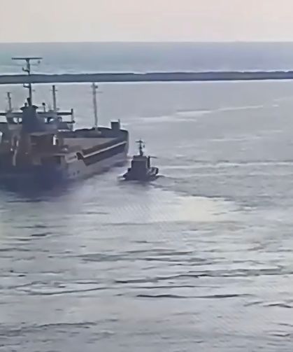 Tuğberk İmamoğlu gemisinin İskenderun'dan ayrıldığı anların görüntüsü ortaya çıktı