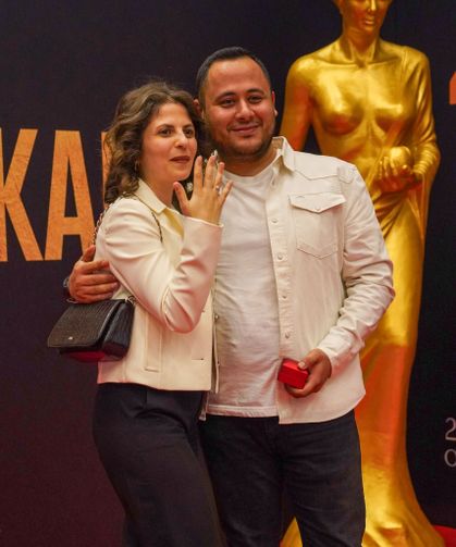 Altın Portakal'da 'film' gibi evlilik teklifi