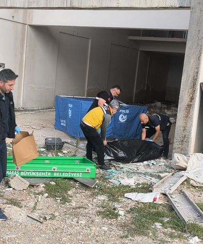 Kahramanmaraş'ta inşaatta erkek cesedi bulundu