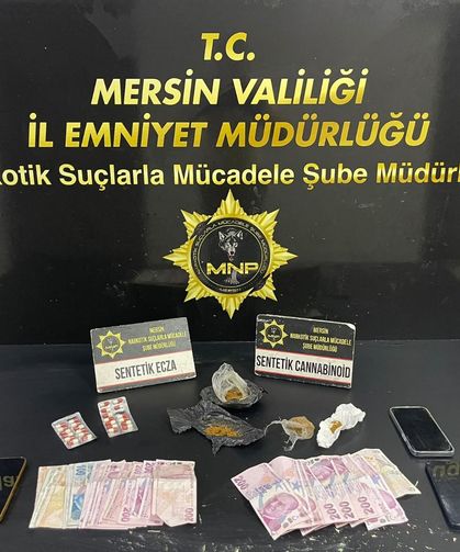Mersin'de uyuşturucu operasyonunda 4 tutuklama
