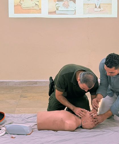 Mut'ta ormancılara ilk yardım eğitimi