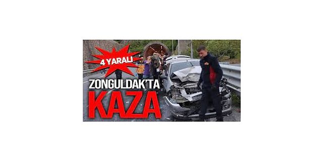 Zonguldak'ın Alaplı ilçesinde trafik kazası
