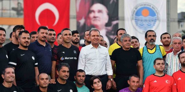 Mersin Büyükşehir Belediyesi 2. Birimler Arası Futbol Turnuvası başladı