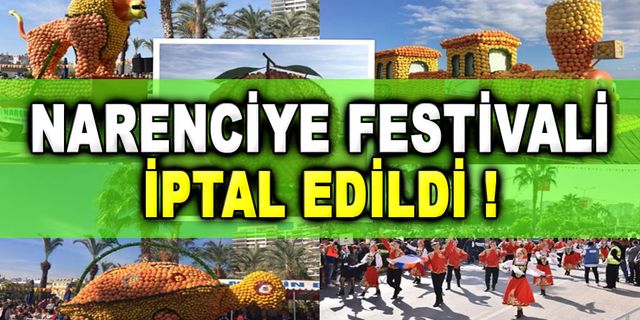 Mersin'de Uluslararası Narenciye Festivali bu yıl yapılmayacak!