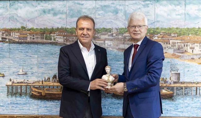 Litvanya Büyükelçisi Degutis’ten Başkan Seçer’e ziyaret