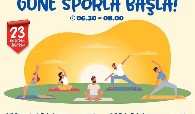 Yenişehir Belediyesinin sabah sporu ve mat pilates etkinlikleri başlıyor