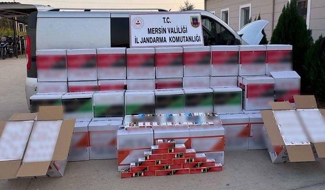 Jandarmadan Silifke’de Kaçak Makaron Operasyonu: 1 Şüpheli Gözaltında