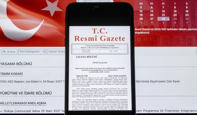 Türkiye-KKTC Anlaşması Resmi Gazete'de Yayımlandı