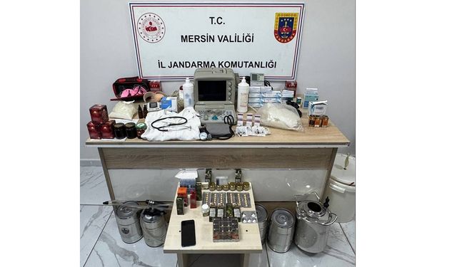 Mersin'de Yetkisiz Doktora ve Sahte İlaç Ticareti Operasyonu