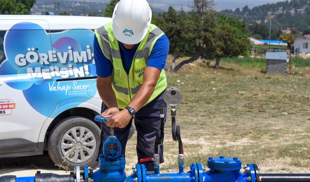 MESKİ, Harfilli Mahallesi’ne Kesintisiz İçme Suyu Temin Ediyor