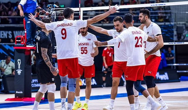 A Milli Erkek Voleybol Takımı, Grup Liderliği İçin Kanada ile Karşılaşıyor