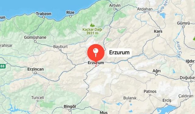 SON DAKİKA | Erzurum’da 4.4 Büyüklüğünde Deprem