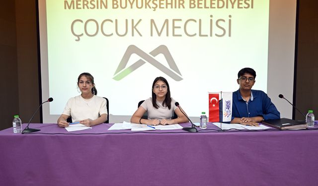 Mersin'de Çocuk Meclisi’nin Eylül Ayı Toplantısı Yapıldı