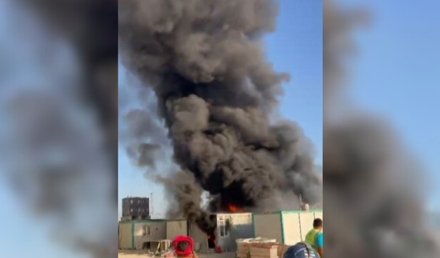 Tarsus Organize Sanayi Bölgesinde Yangın Paniği