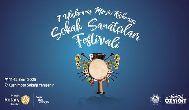 Mersin Sokakları Sanatla Renkleniyor: 7. Uluslararası Kushimoto Festivali Başlıyor