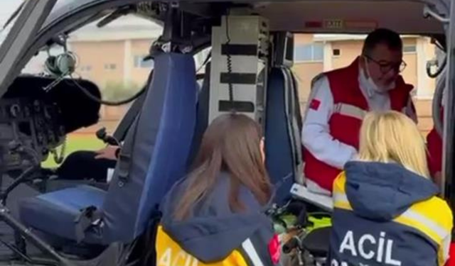 Mersin’de Hayati Müdahale: Epilepsi Hastası Çocuk Helikopter Ambulansla Taşındı