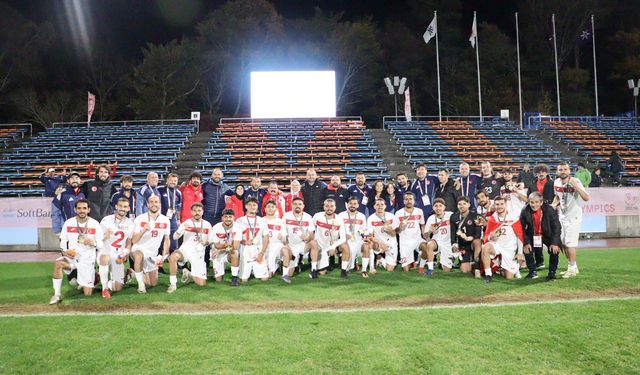 Deaflympics'te Türkiye A Milli Futbol Takımı olimpiyat şampiyonu oldu