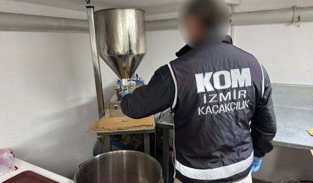 İzmir merkezli operayonda 15 milyon TL'lik kaçak ve sahte ürün ele geçirildi