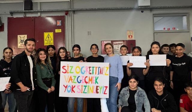 Kanserle mücadele eden Elvan öğretmene, öğrencilerinden mektuplu destek