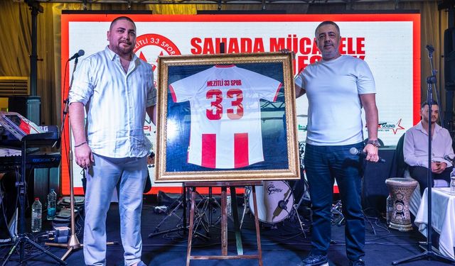 Mezitli 33 Spor’a “Sahada Mücadele, Gecede Destek” Gecesi