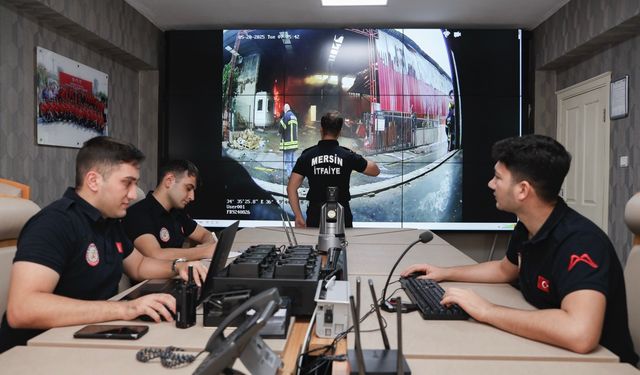 AKOM, Mersin’de Olaylara Müdahaleyi Anlık Takip Ediyor