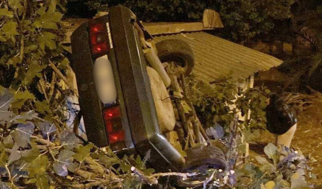 Mersin Silifke’de Otomobil Takla Attı, Sürücü Hayatını Kaybetti