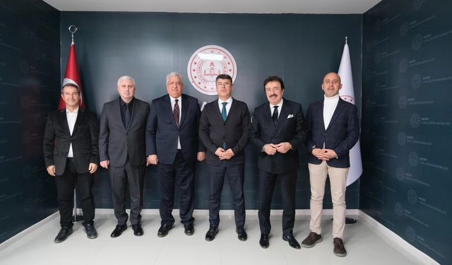 Ahmet Selçuk İlkan'dan Hatay İl Milli Eğitim Müdürlüğüne ziyaret