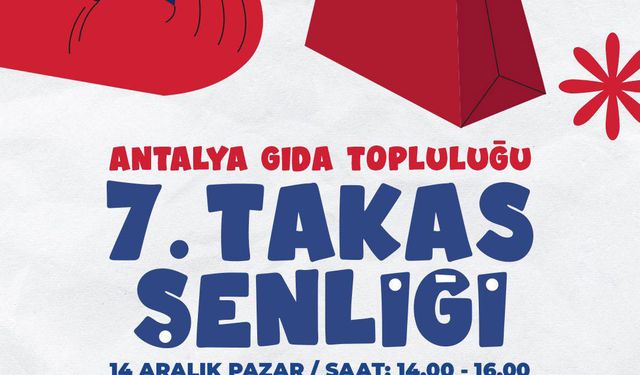 Dokumapark'ta 7'nci Takas Şenliği düzenlenecek