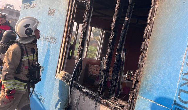 Hatay'da evde çıkan yangın, söndürüldü