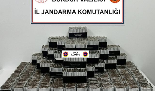 Jandarmadan kaçan sigara operasyonu