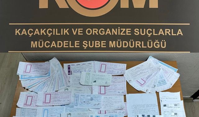 Mersin'de sahte evrakla dolandırıcılık operasyonu; 8 gözaltı