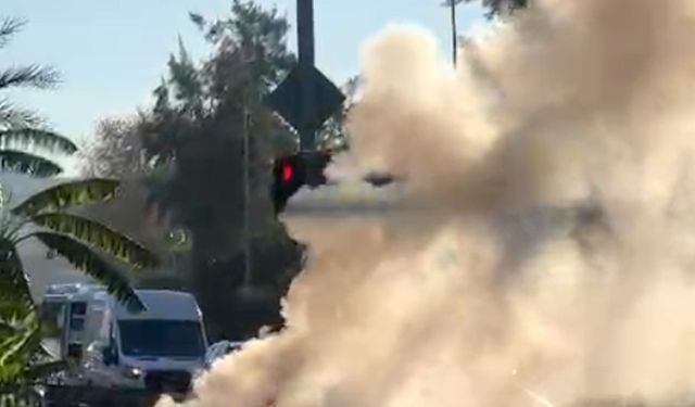 Otomobil yangında kullanılamaz hale geldi