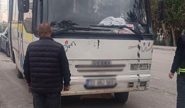 Mersin'de Ters yönde giden midibüs sürücüsüne 11 bin TL ceza