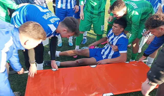 Burdur'da amatör küme maçında gerginlik