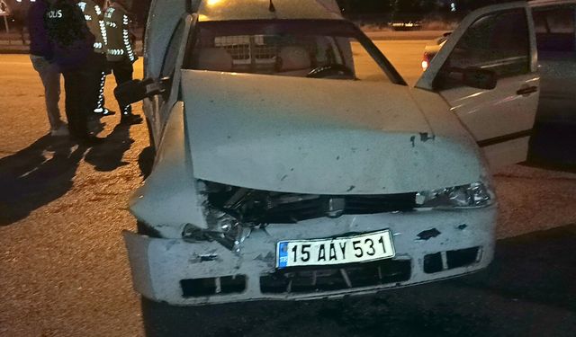 Burdur'da kaza: 1 yaralı