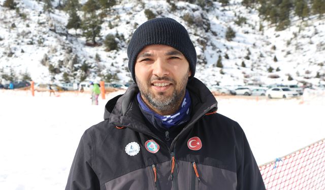 Davraz Kayak Merkezi'ne 2 haftada 100 bin ziyaretçi